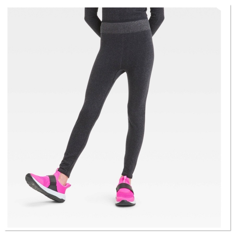 Girl’s Seamless Leggings Black